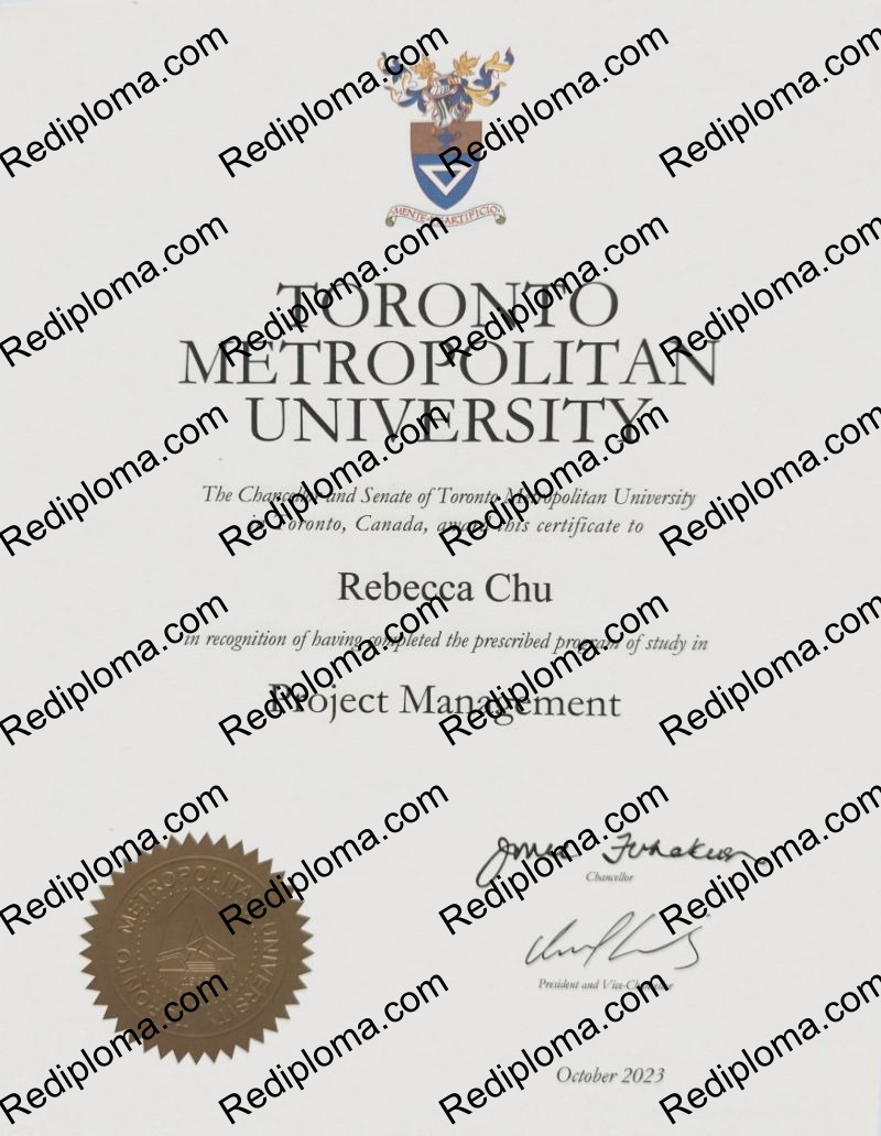 封面图:购买Toronto Metropolitan University(瑞尔森大学)毕业证和成绩单,高仿真定制还原真实文凭 - Toronto Metropolitan