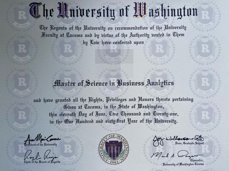 封面图:University of Washington 华盛顿大学毕业证及学位认证全解析 - 近期收获A同学返图,A同学通过Redip