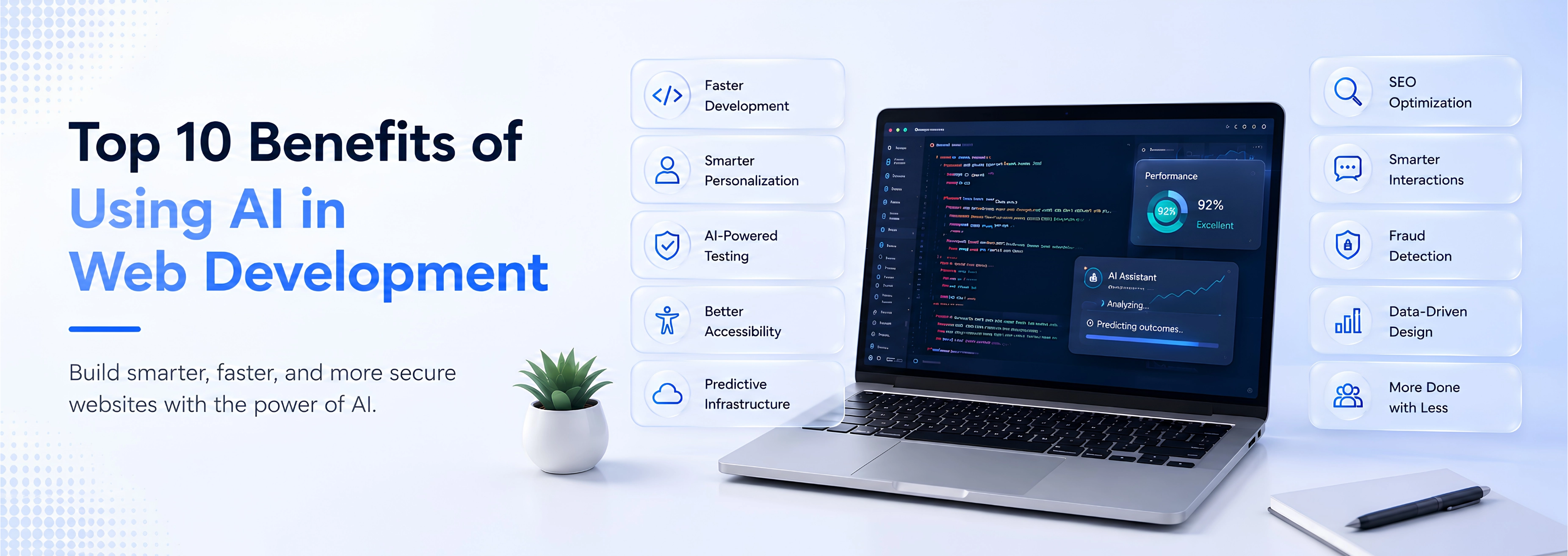 Top 10 Benefits of Using AI in Website Development